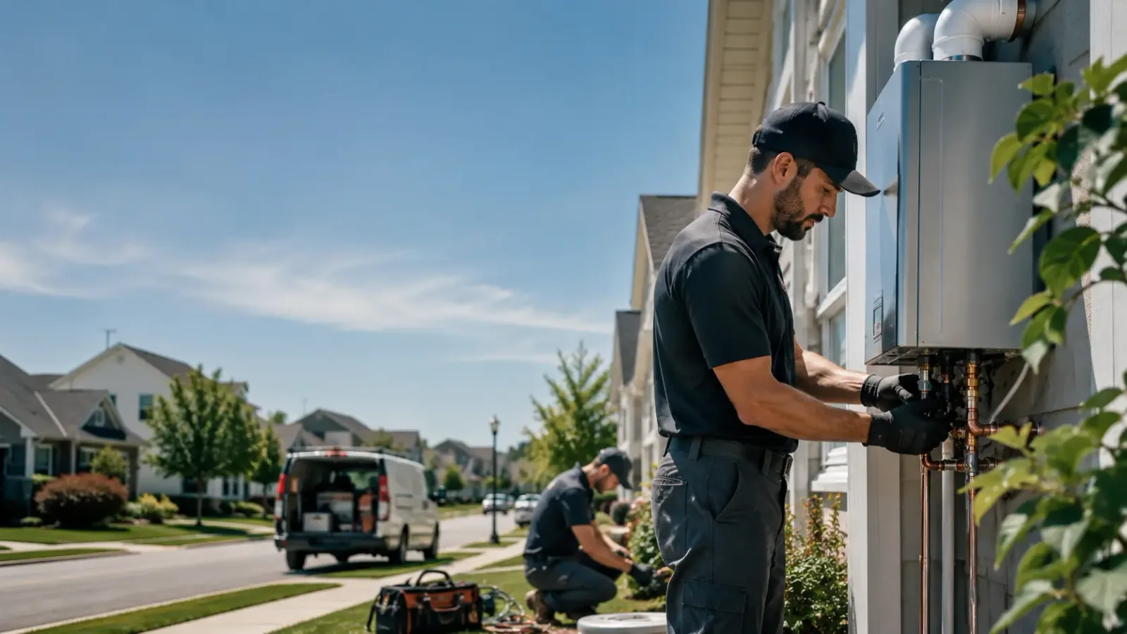 Tankless Water Heater Installation in Hooks, TX